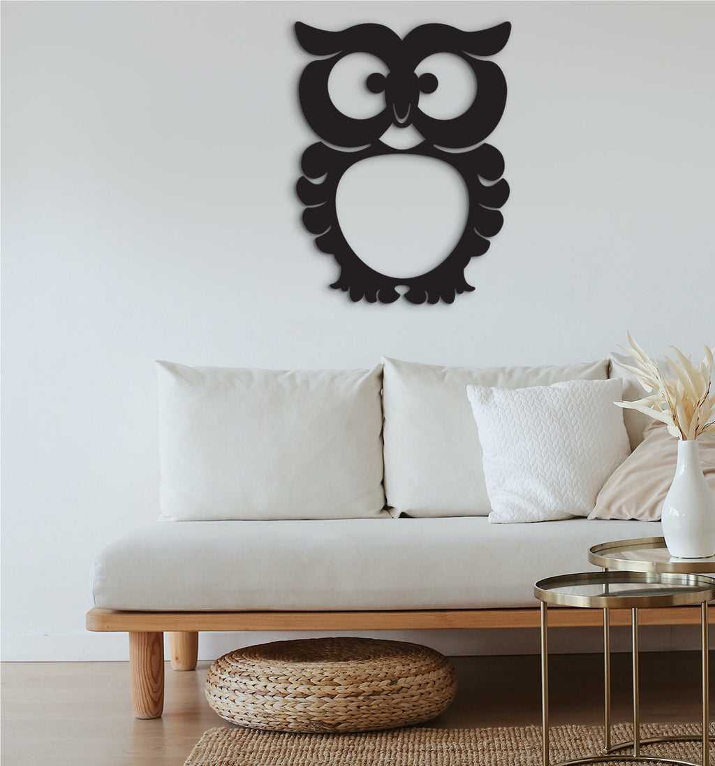 Pretty Owl Art: Laser Cut Wood Wall Decor