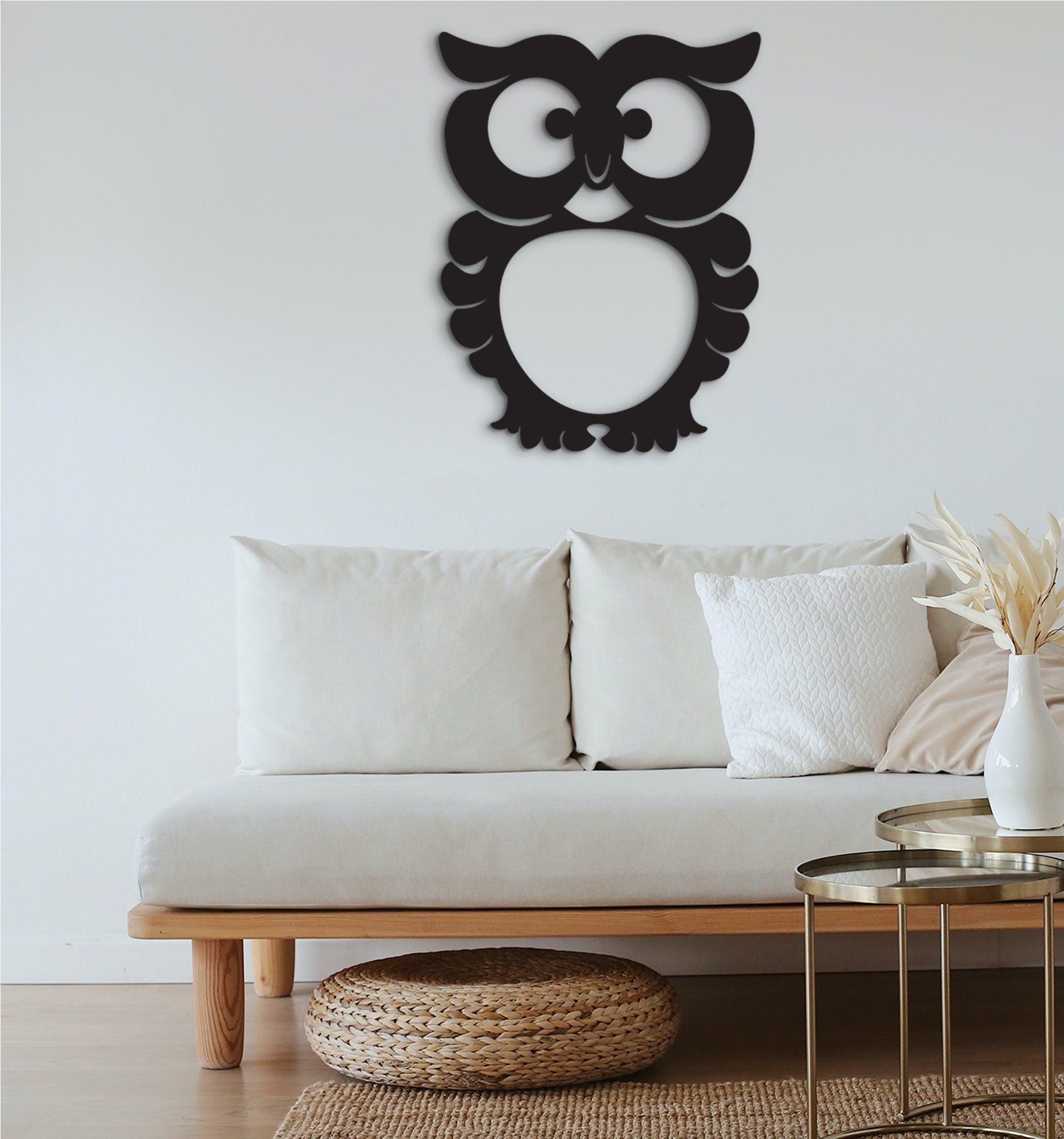 Pretty Owl Art: Laser Cut Wood Wall Decor
