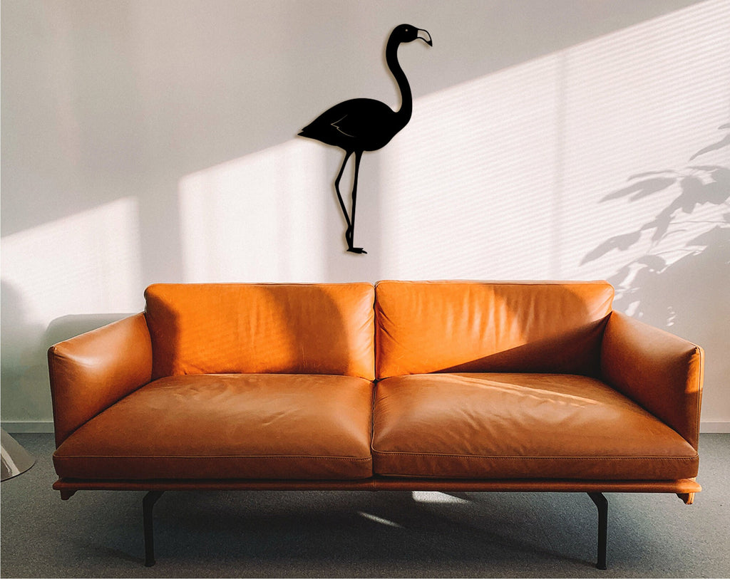 Geometric Flamingo Wall Art: 3D Shadow Decor