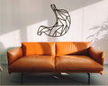 3D Stomach Anatomy Wood Wall Art: Medical Office Decor