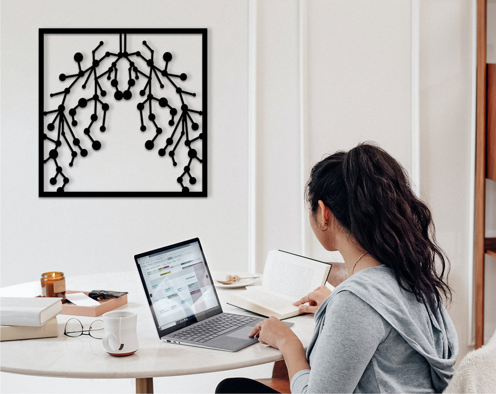 3D Lungs Wall Art: Medical Office Decor, Healthcare Gift