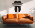 Personalized Dentist Office Sign: Laser Cut Wood Tooth Decor