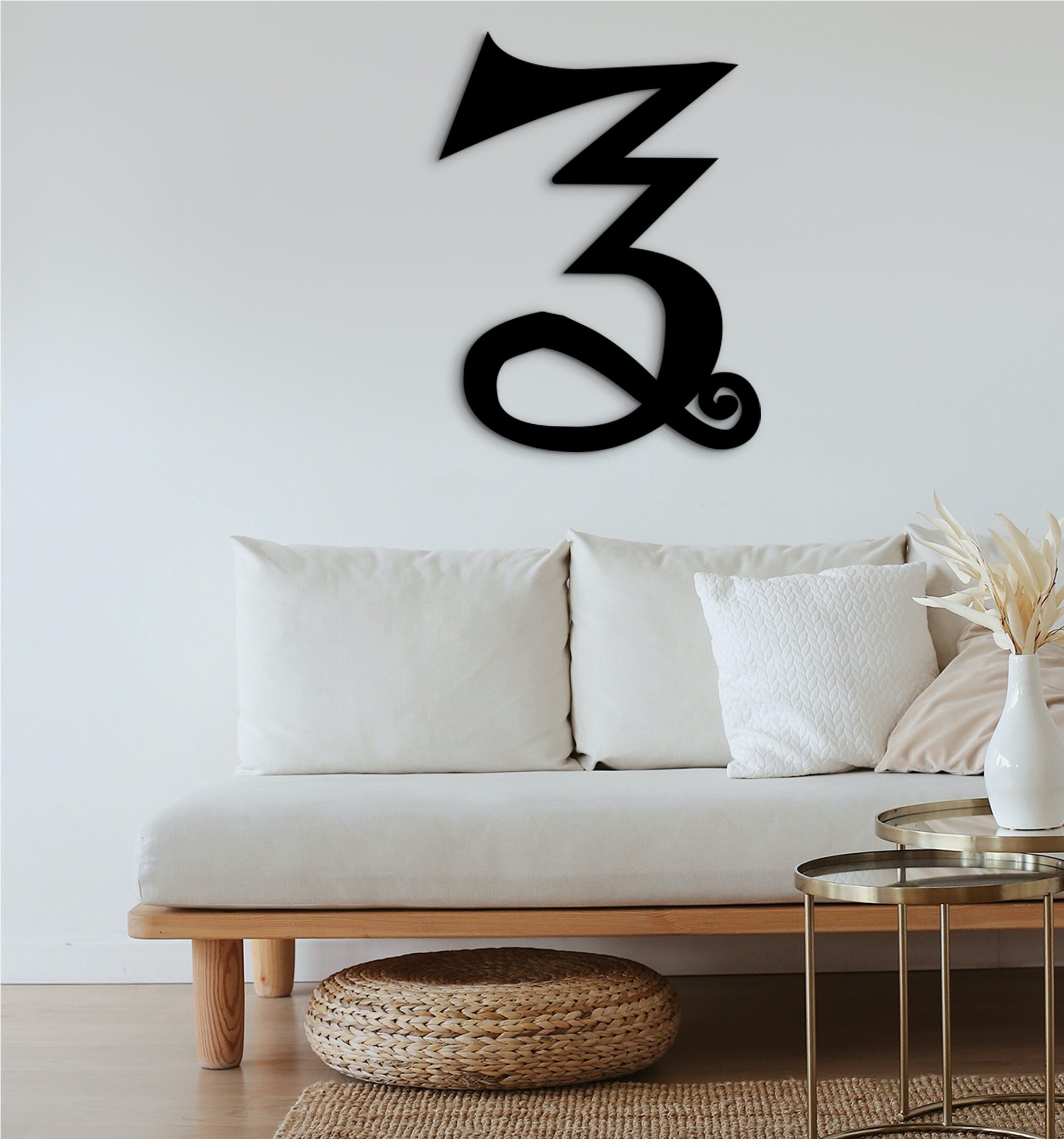 Egyptian Marquise Andras Symbol Wood Wall Decor: Archeology Gift