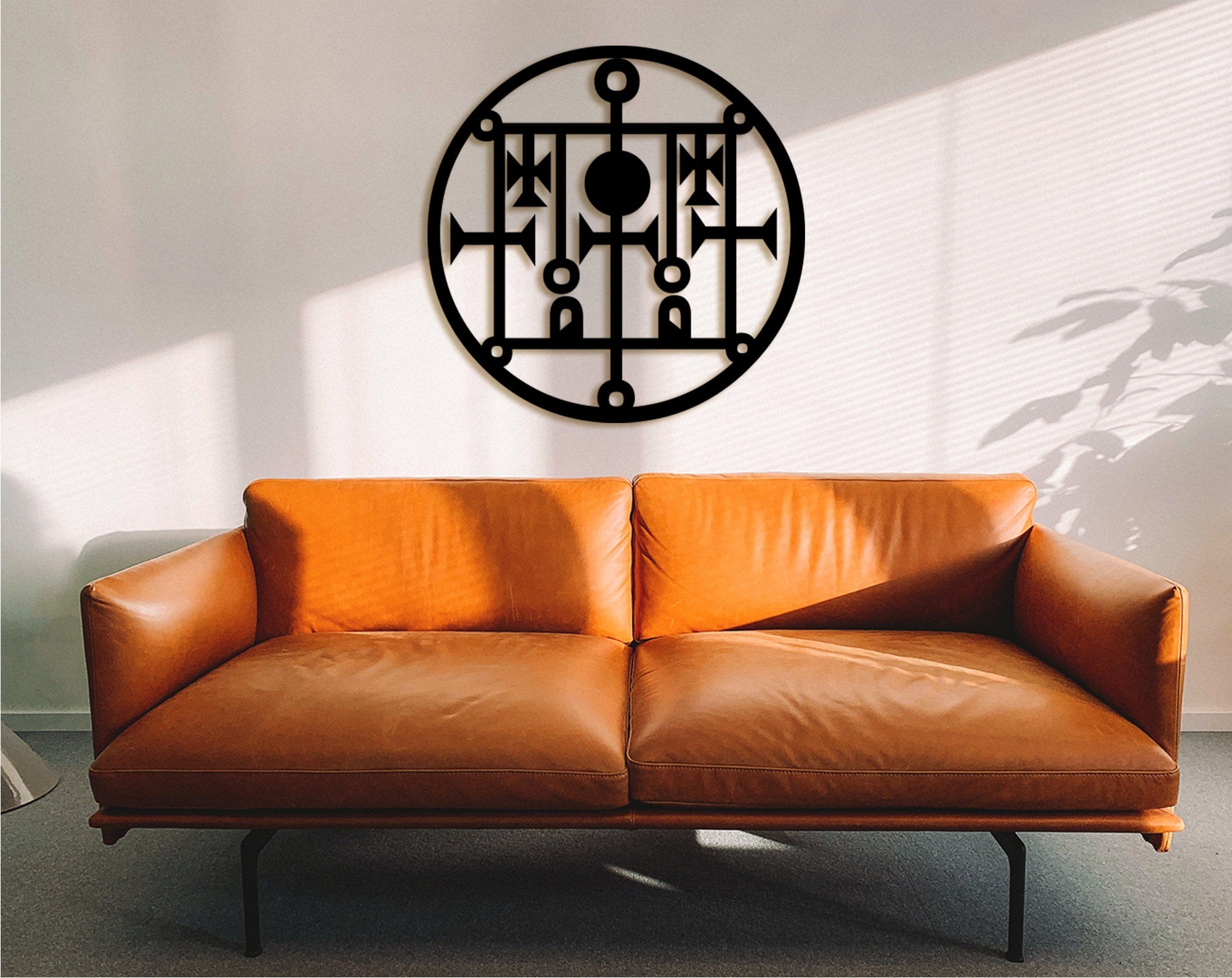 Duke Alloces Sigil Wood Wall Art: Egyptian Decor