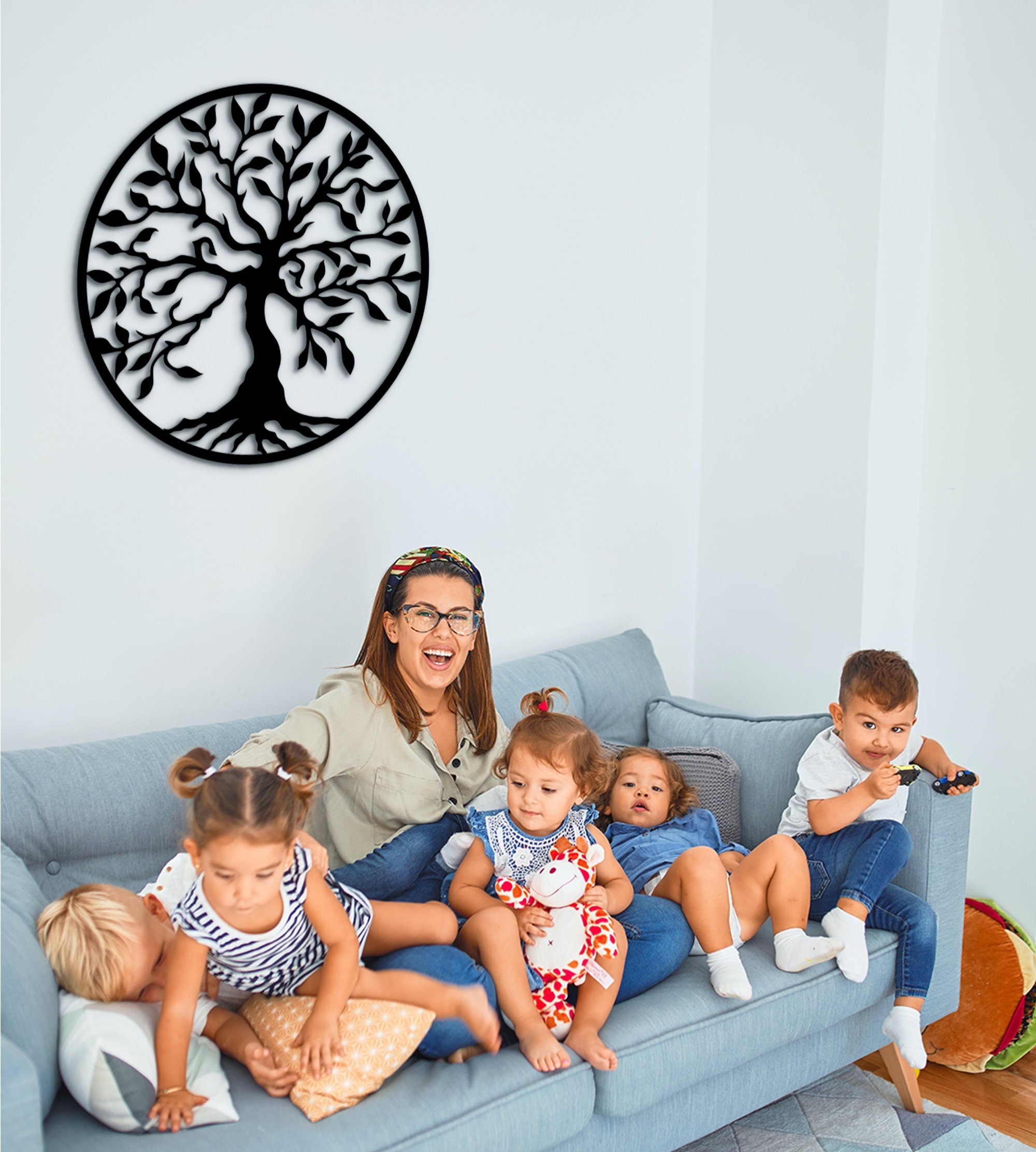 Celtic Tree of Life Wall Art, Yggdrasil Decor