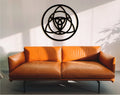 Triquetra Wood Wall Art: Celtic Home Decor