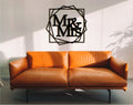 Custom Mr & Mrs Wooden Wedding Sign: Last Name Decor