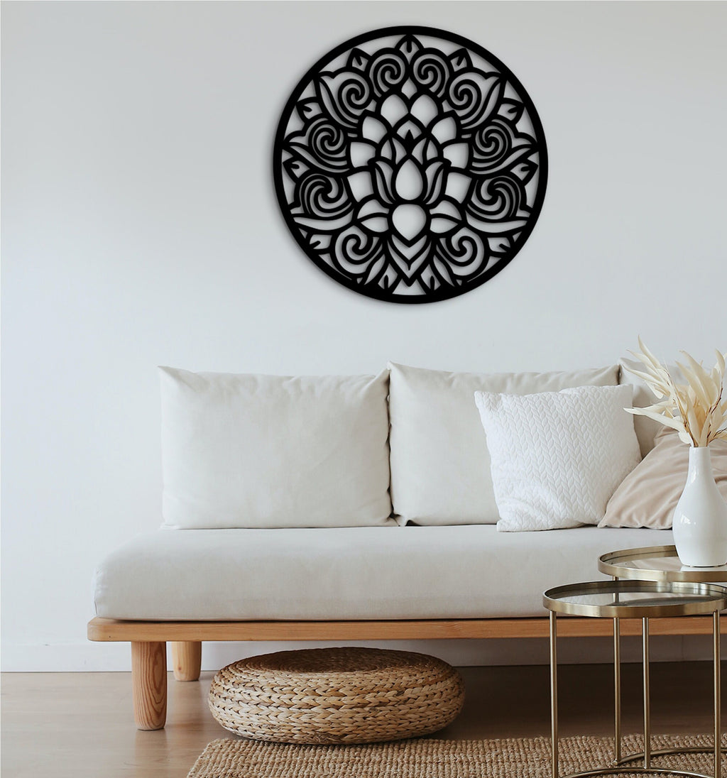 Celtic Wood Wall Art: Mandala Decor, Gift for Mom