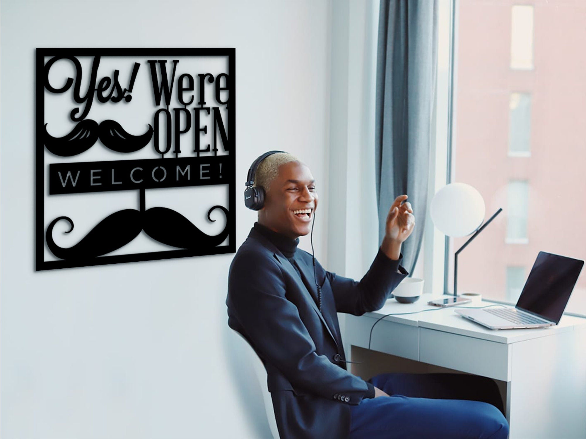 Custom Barbershop Sign: Vintage Style Wall Decor