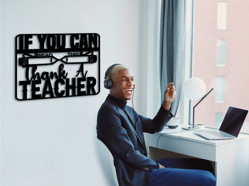 Teacher Appreciation Gift: 3D Wood Wall Art Decor