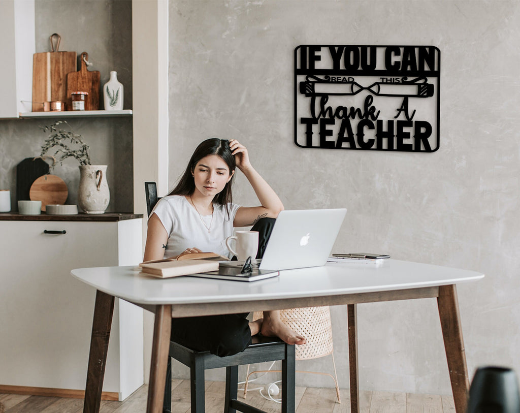 Teacher Appreciation Gift: 3D Wood Wall Art Decor