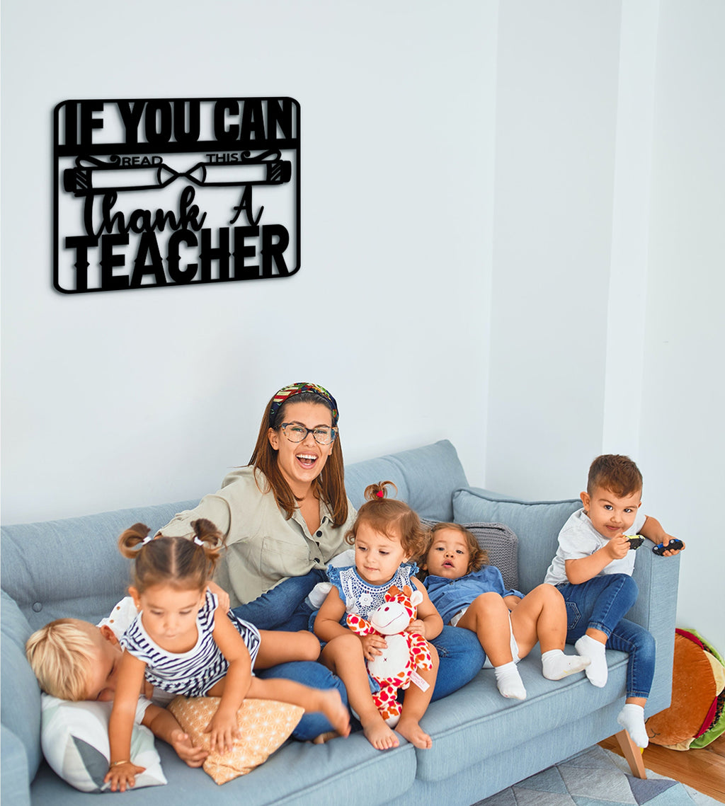 Teacher Appreciation Gift: 3D Wood Wall Art Decor