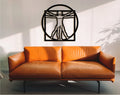 Vitruvian Man Wood Wall Art: Da Vinci Inspired Home Decor