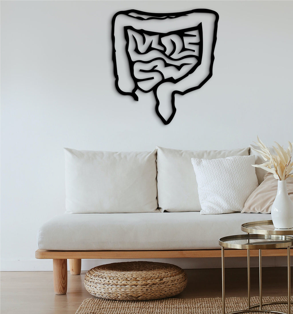 Gastroenterology Art: Laser Cut Intestines Wall Decor