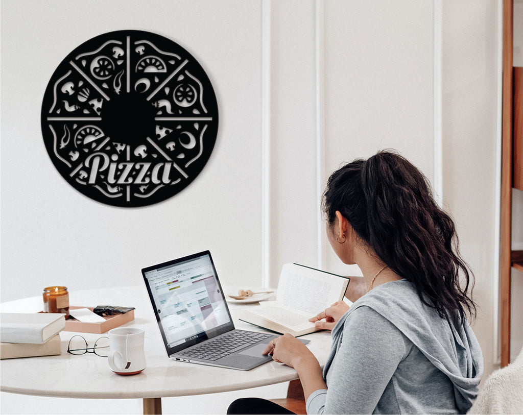 Pizza Wall Art: Modern MDF Pizza Shop Decor