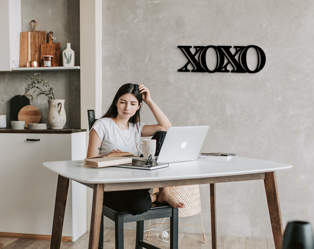 XOXO Decor Wood Sign: Personalized Wall Art