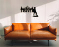 Travel Wall Decor: Geometric MDF Wall Art