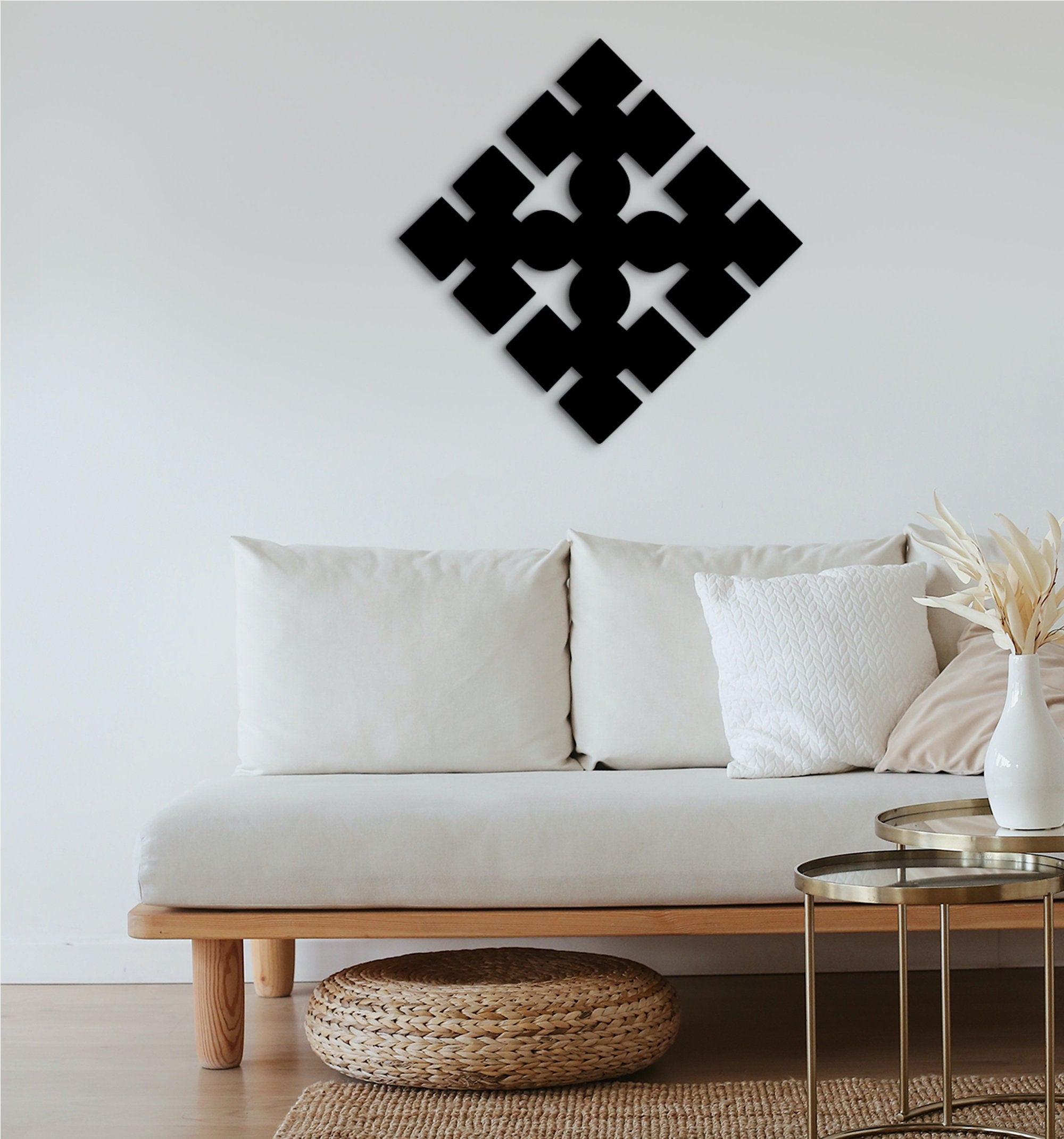 Viking Knot Wood Wall Art, Norse Decor