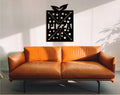Personalized Pizza Shop Sign: Geometric Wood Wall Decor