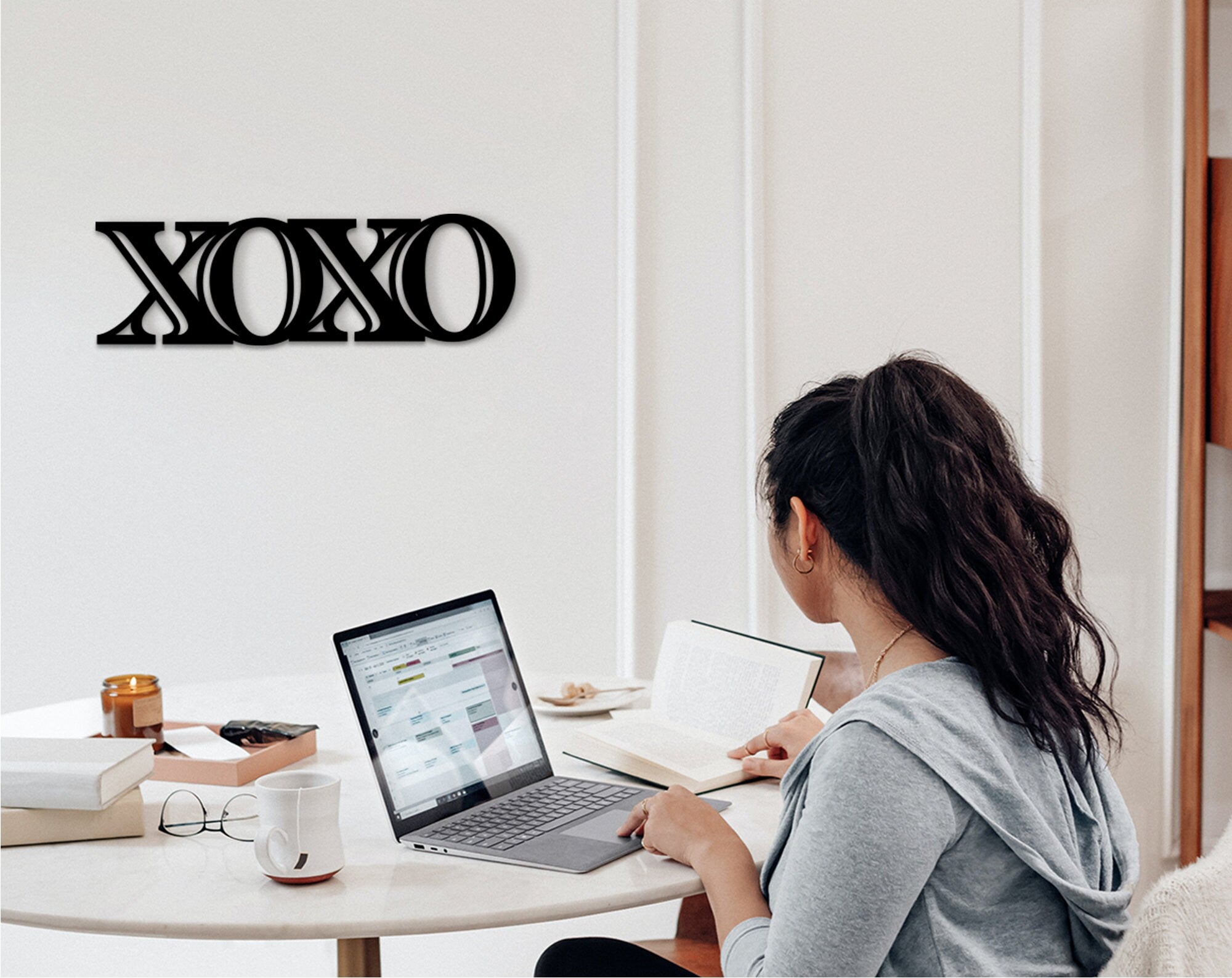 XOXO Decor Wood Sign: Personalized Wall Art