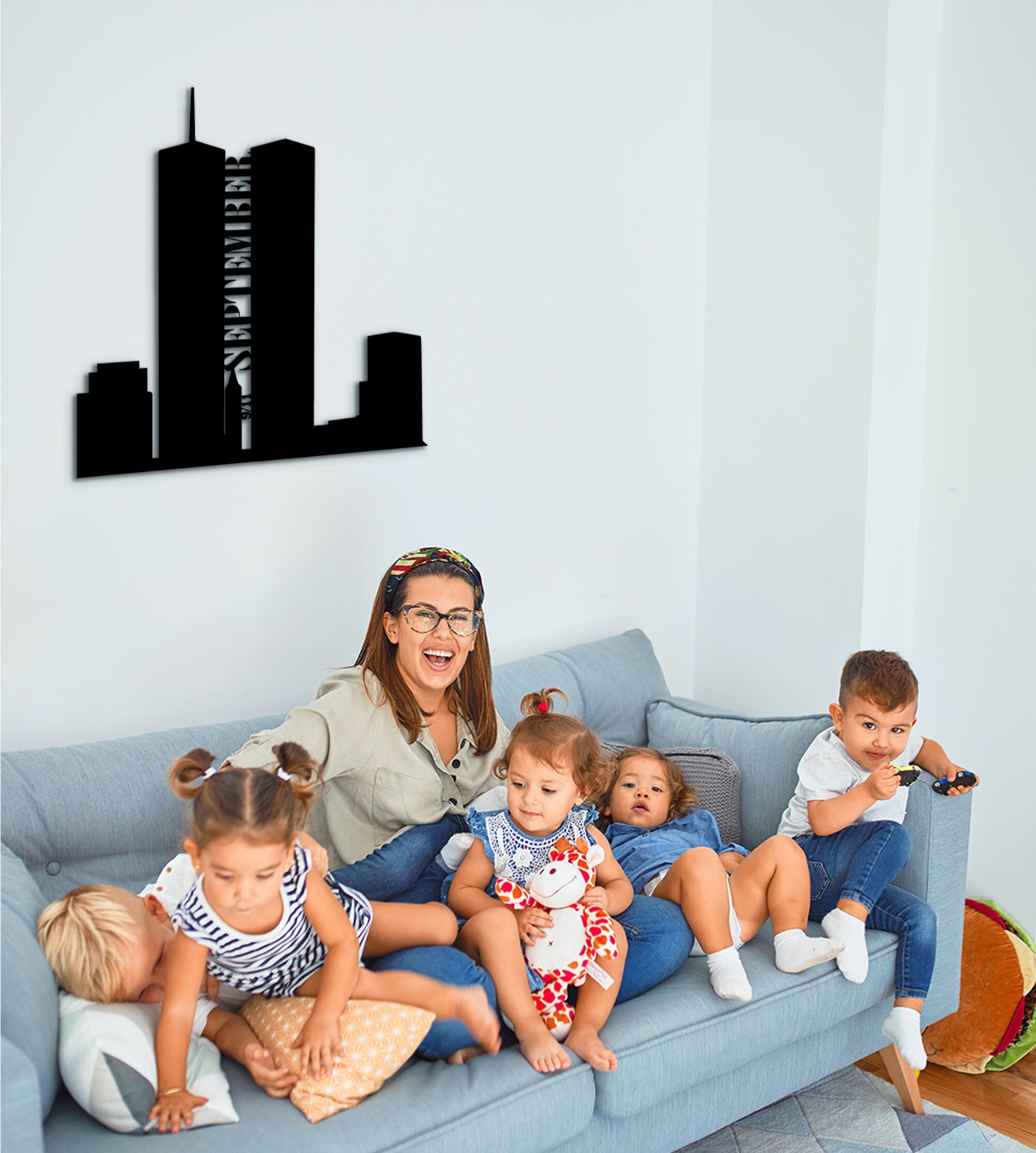 World Trade Center Wood Wall Art: 9/11 Tribute, Memorial Decor