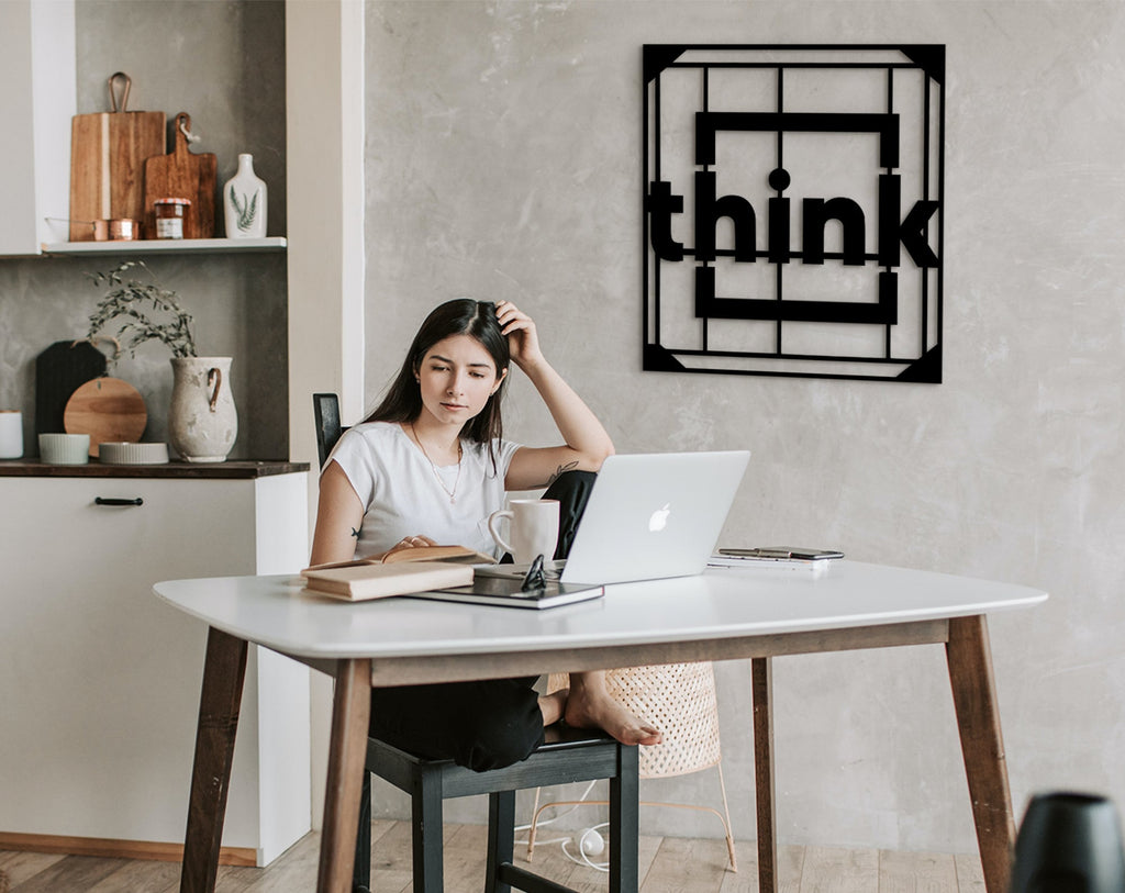 Think Wood Wall Art: Modern Geometric Room Decor
