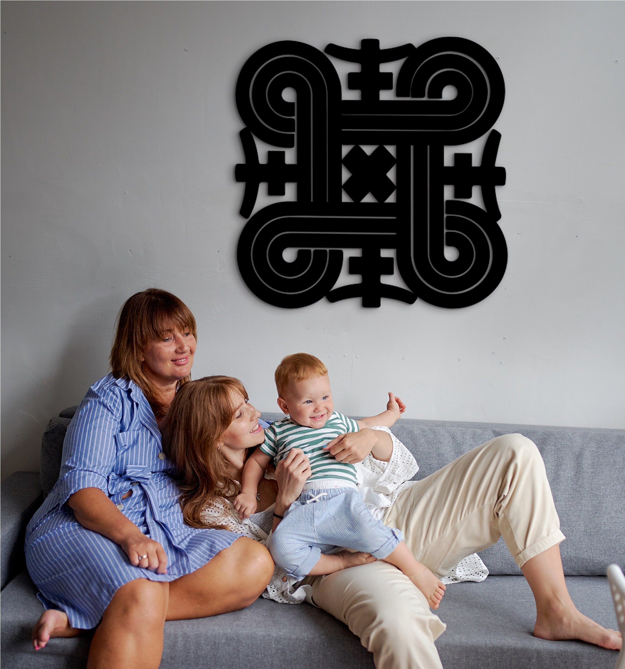 Hannunvaakuna Finnish Symbol: Pagan Protective MDF Wall Decor
