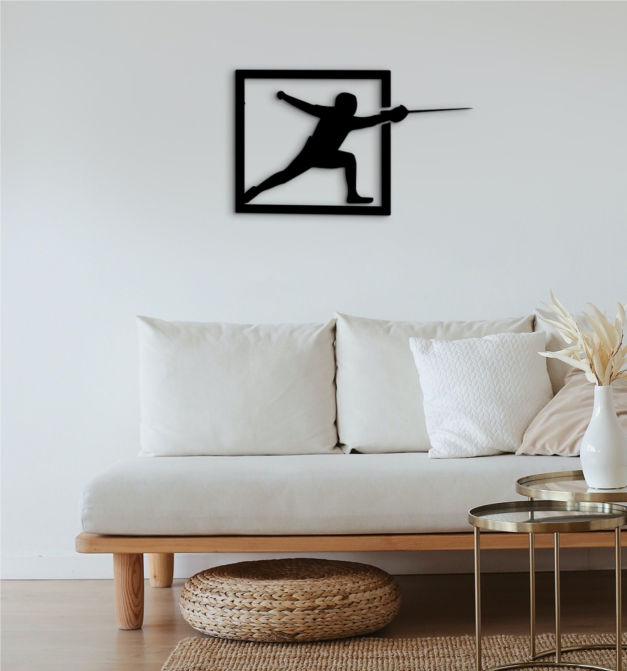 Personalized Fencing Wood Sign, Custom Sport Decor
