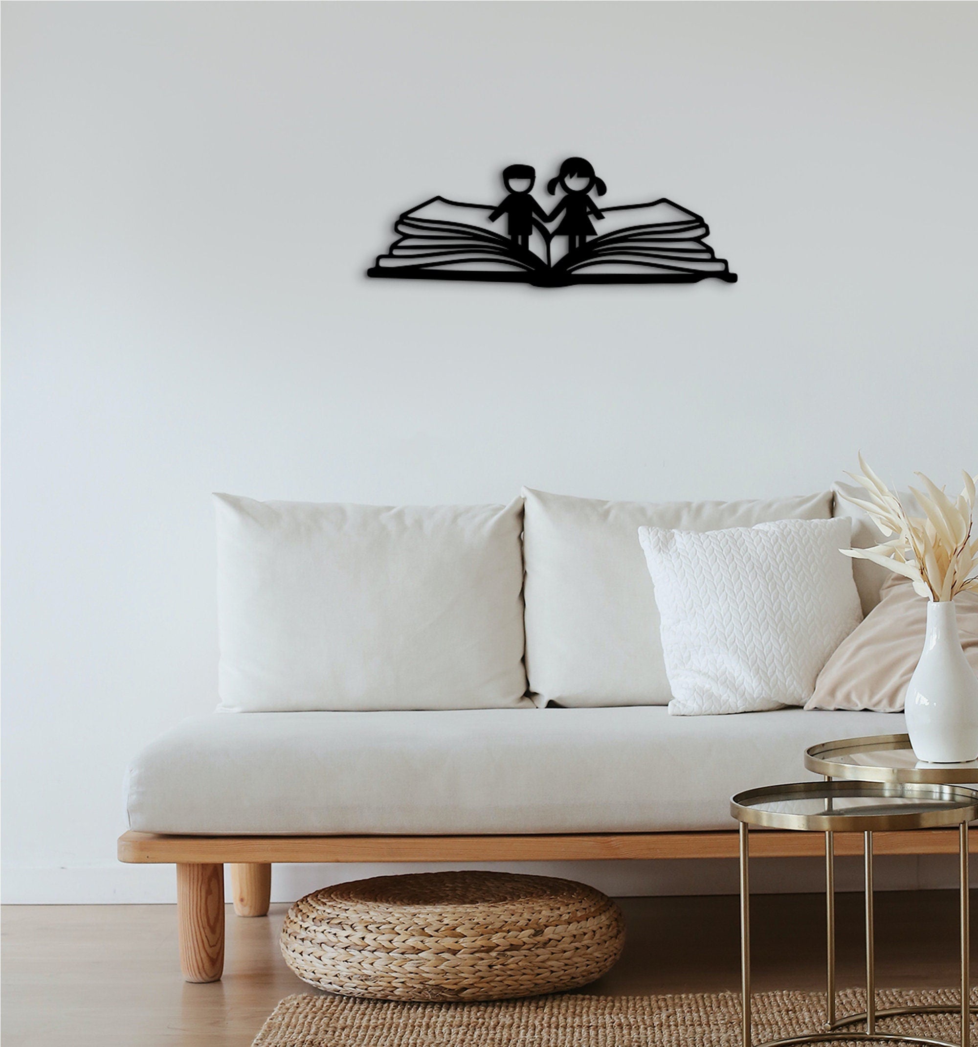 School Book Wood Wall Art, Graduation Gift, Math Decor