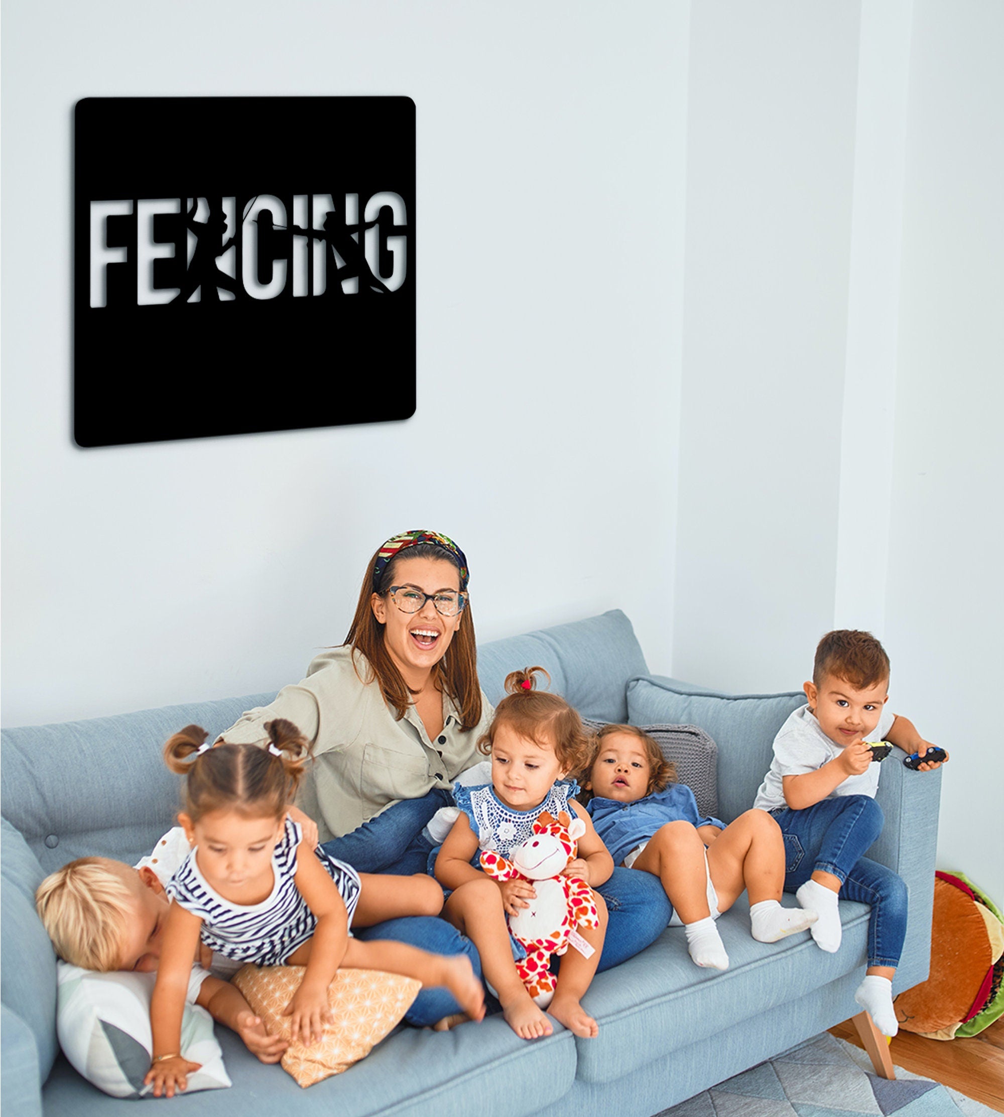 Personalized Fencing Wood Sign: Coach Gift, Fencing Art