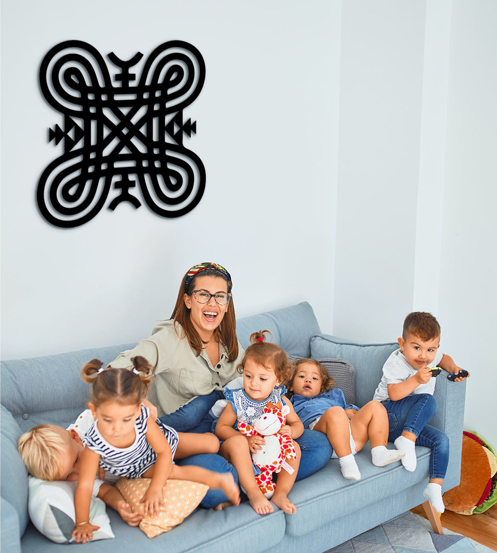 Hannunvaakuna Wood Wall Decor: Finnish Protective Symbol