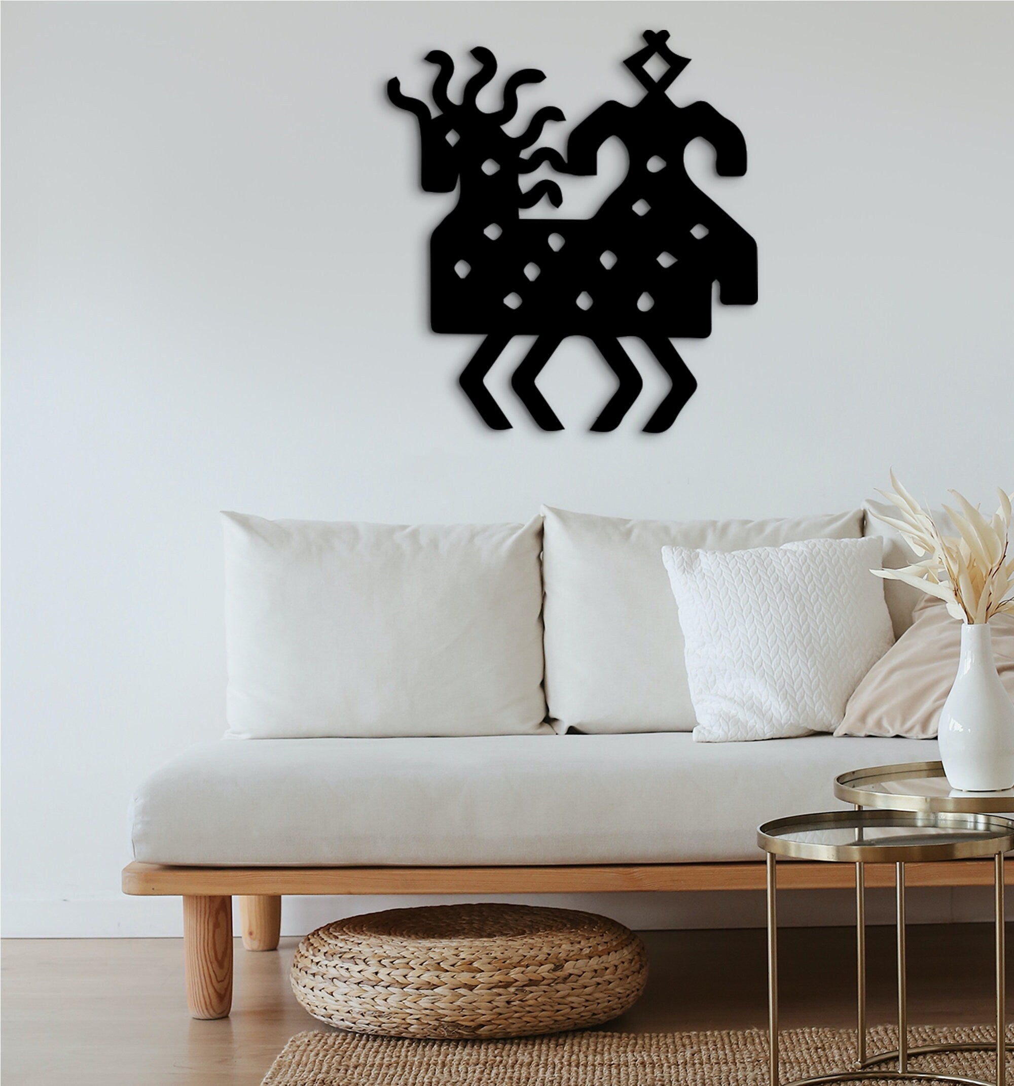Celtic Scandinavian Ornament: Geometric MDF Wall Decor