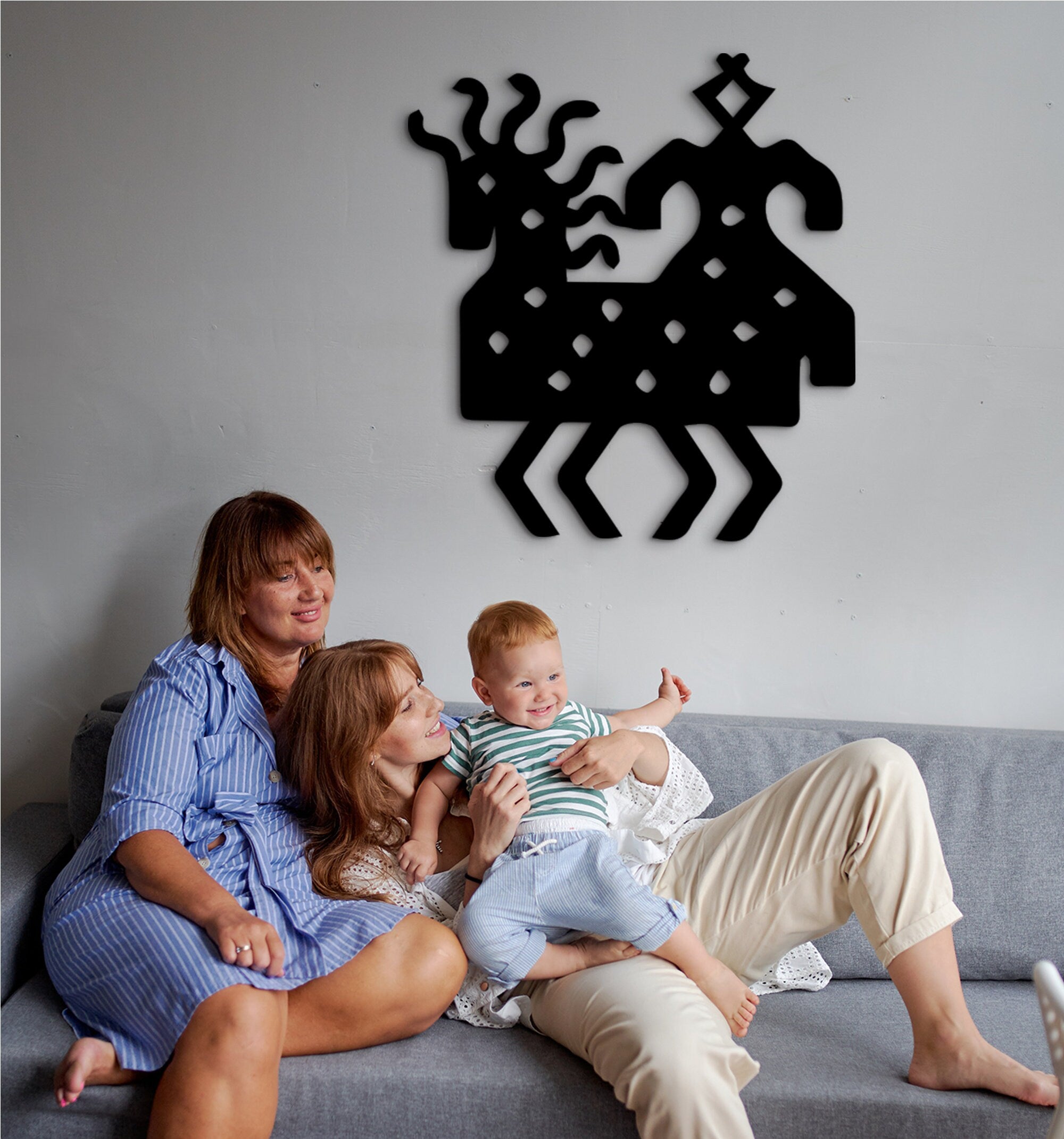 Celtic Scandinavian Ornament: Geometric MDF Wall Decor