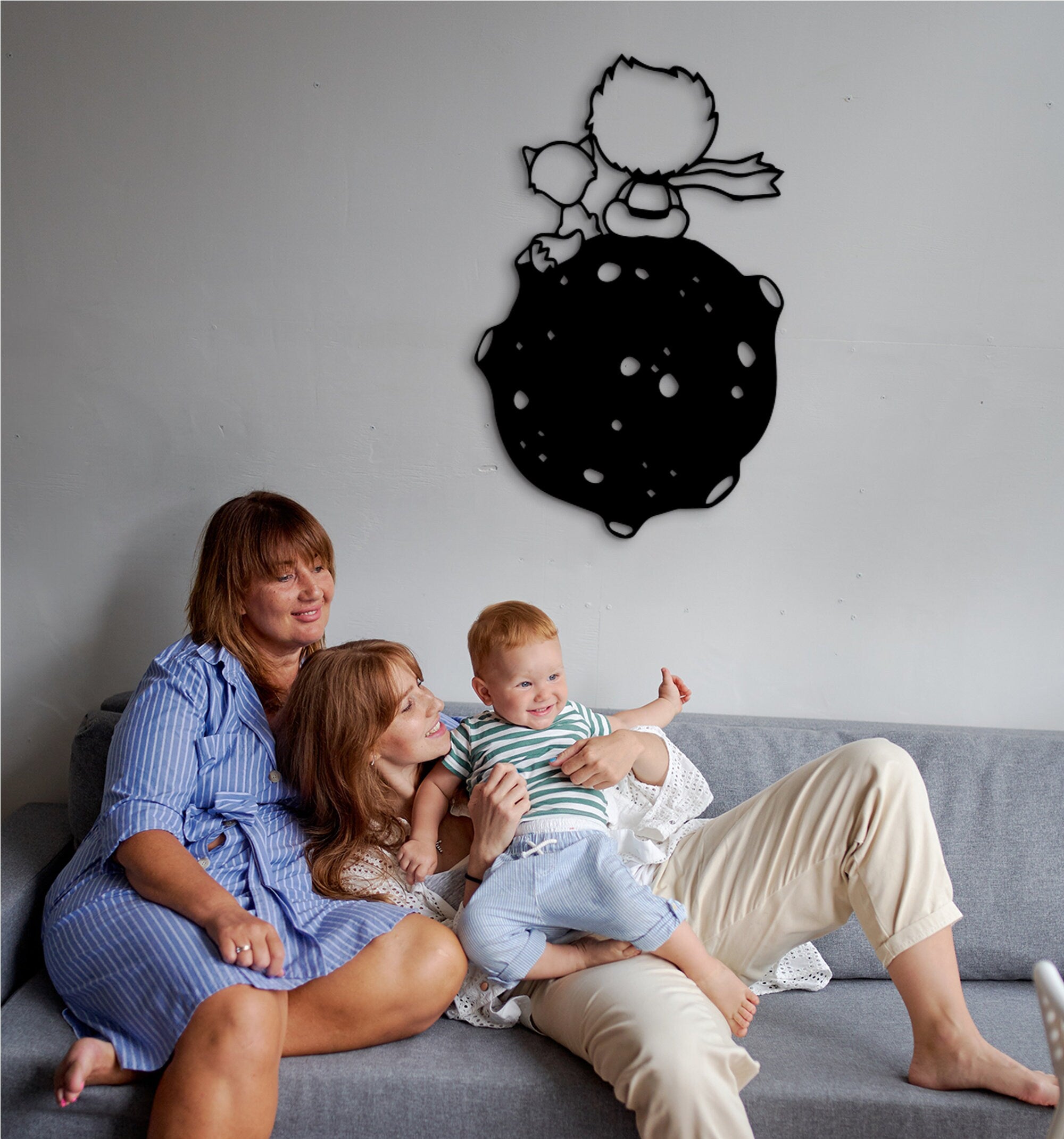 The Little Prince Wood Wall Decor: Children's Room Art