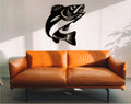 Carp Fish Wall Art: Geometric MDF Nautical Decor