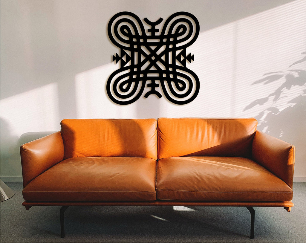 Hannunvaakuna Wood Wall Decor: Finnish Protective Symbol
