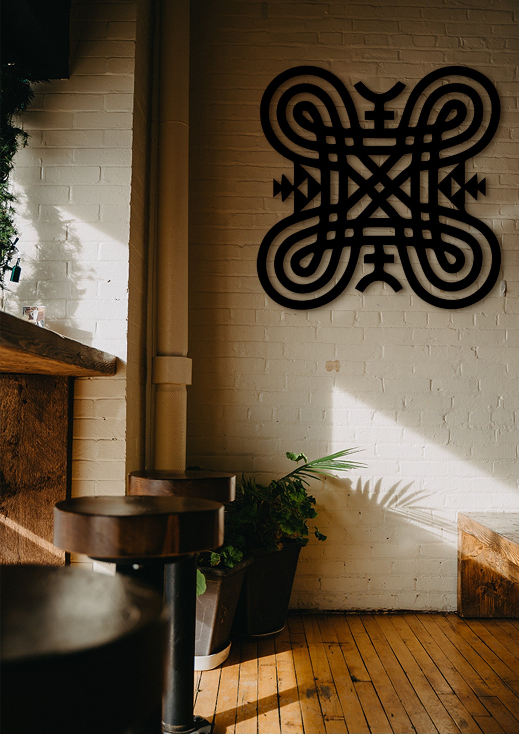Hannunvaakuna Wood Wall Decor: Finnish Protective Symbol