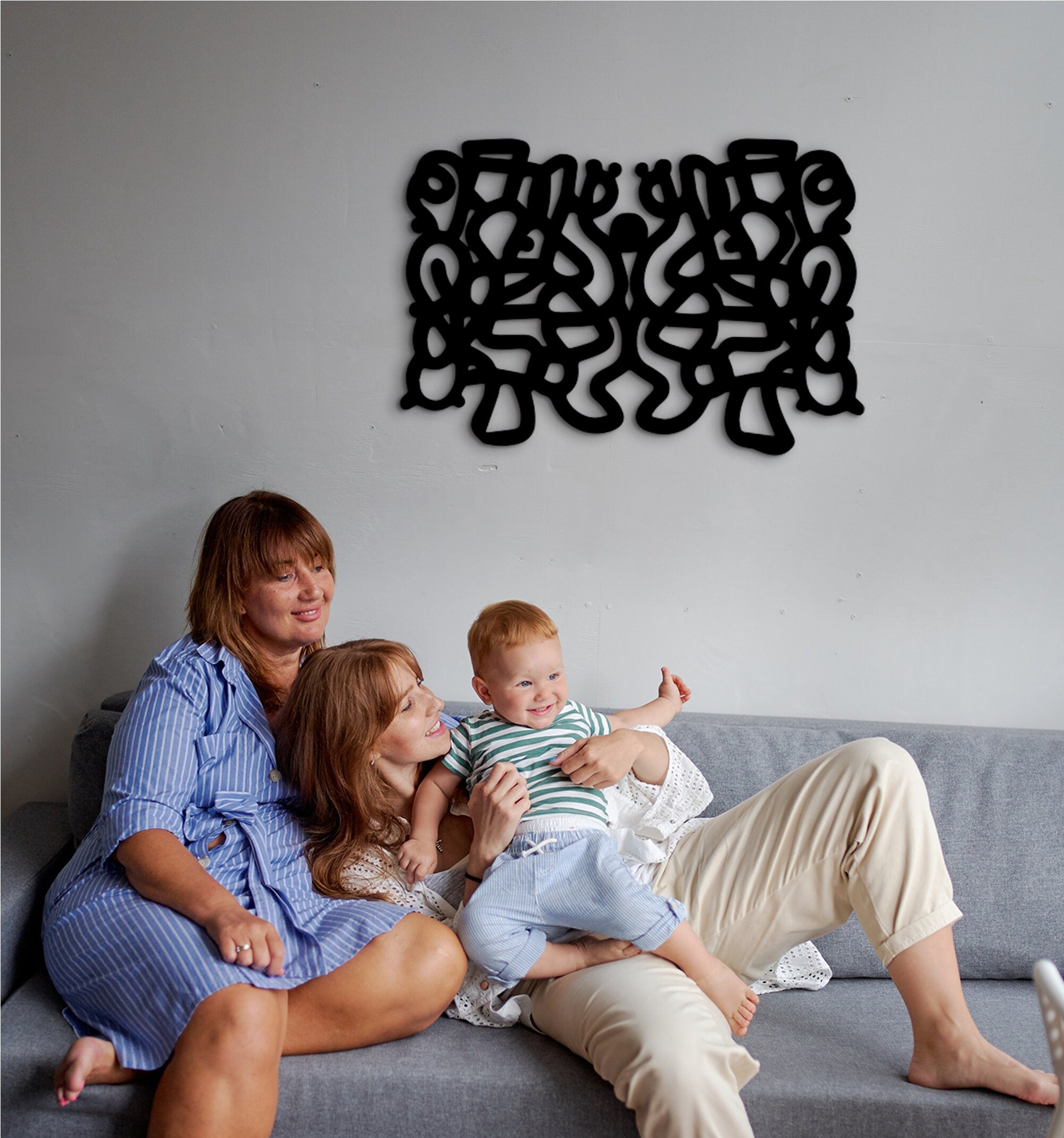 Minimalist Wood Wall Sculpture, Trendy Office Art, Housewarming Gift