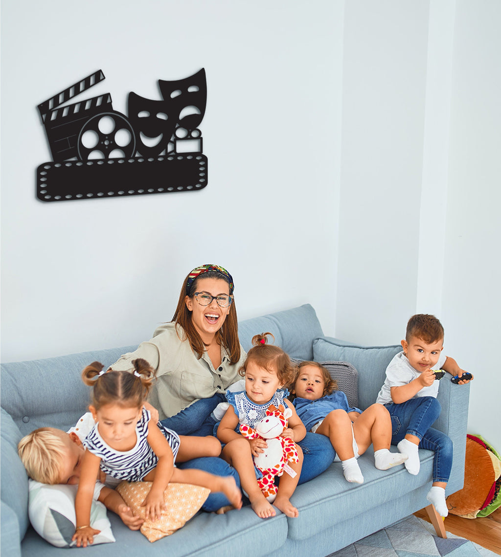 Custom Movie Room Wall Decor: 3D Shadow Effect Sign