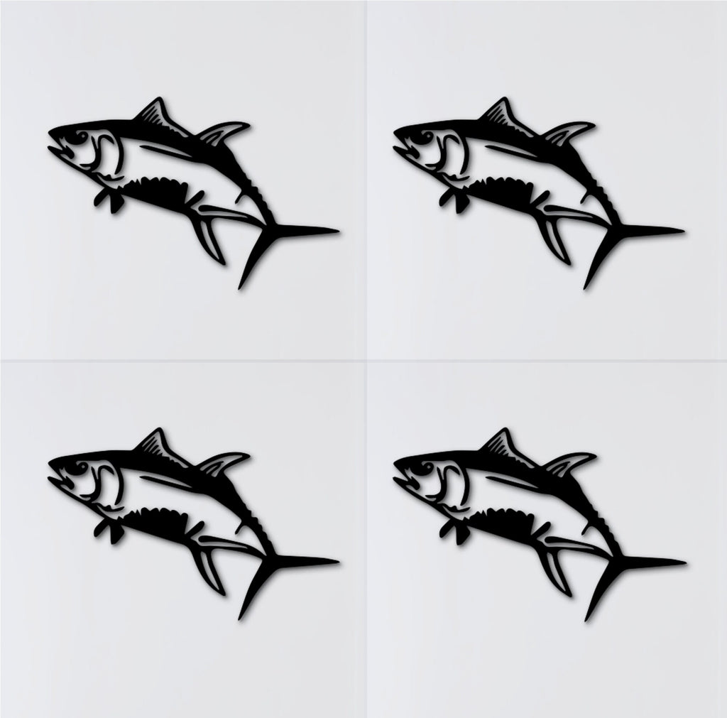 Carp Fish Wood Wall Art: Geometric Angler Gift