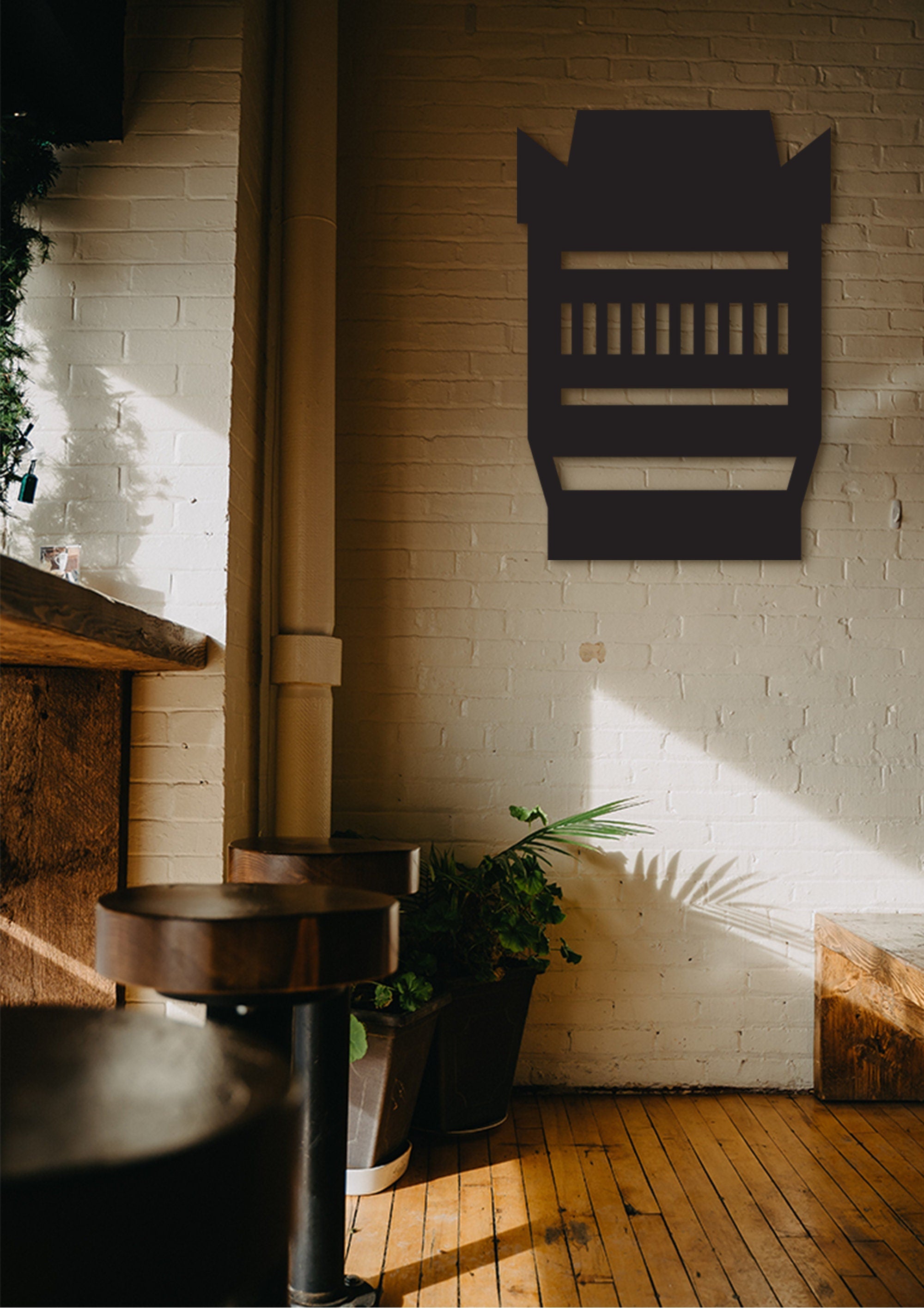 Wood Camera Lens Wall Art: 3D Shadow Effect, Photographer Decor
