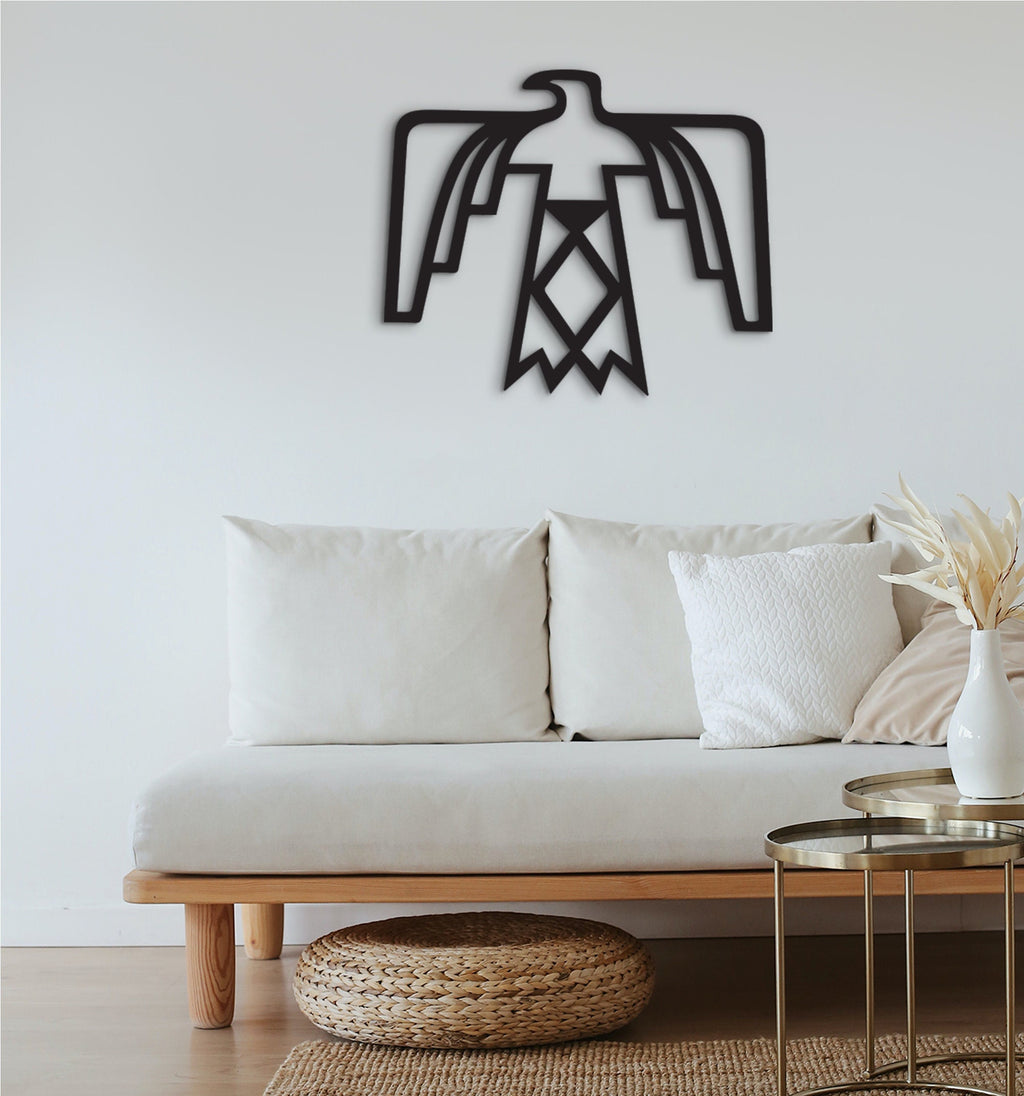 Thunderbird Wood Wall Decor: Native American Southwestern Art