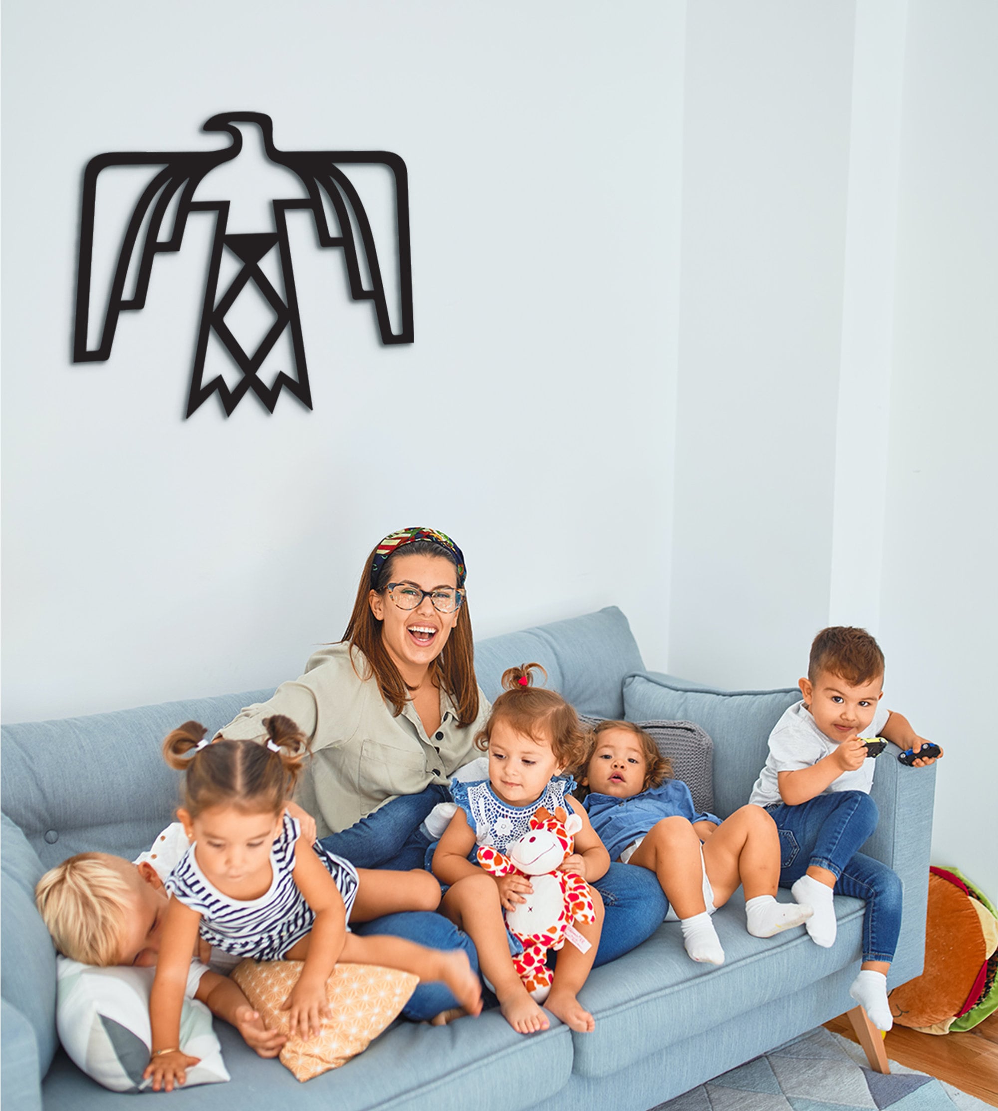 Thunderbird Wood Wall Decor: Native American Southwestern Art