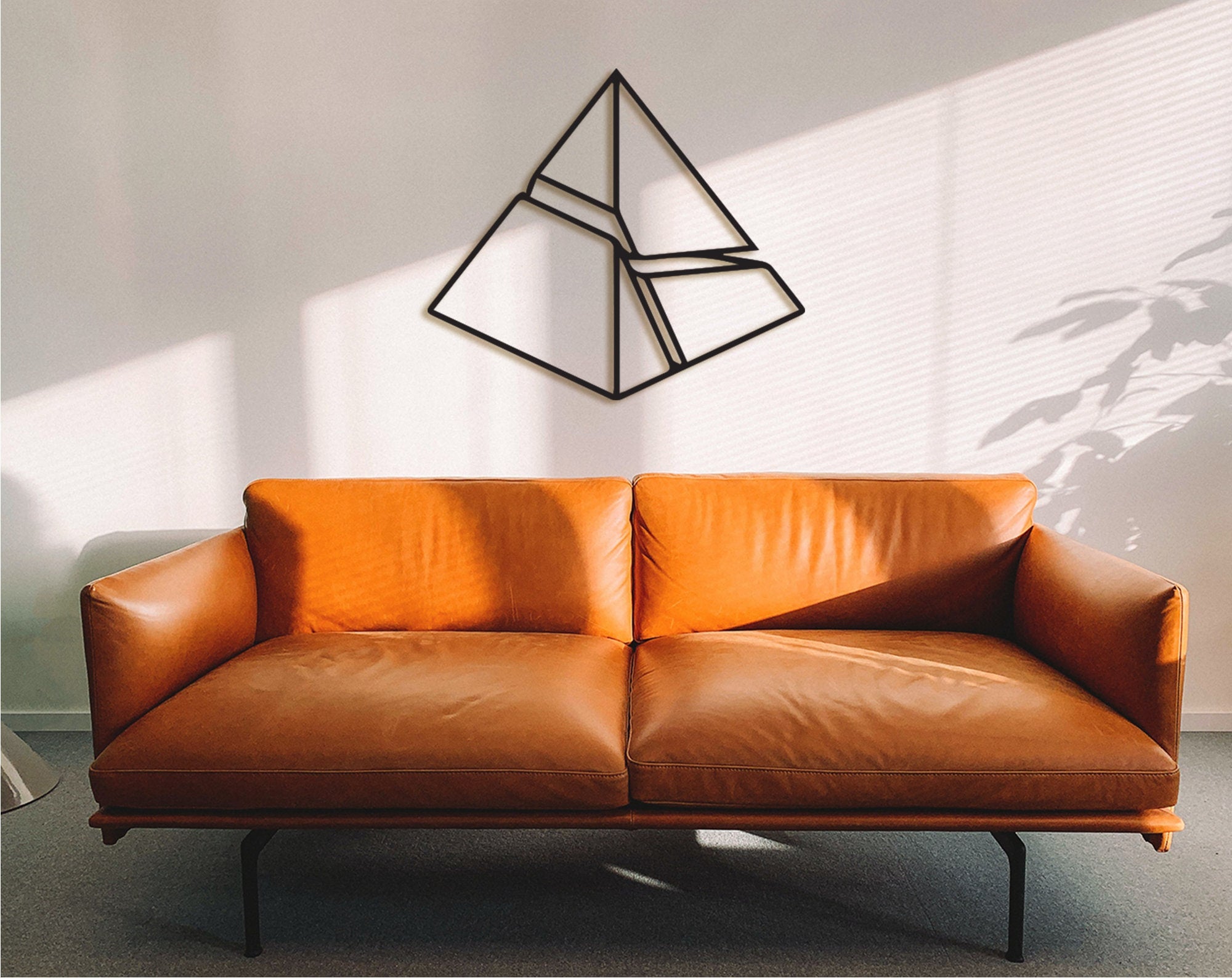 Modern Geometric Wood Wall Art: Laser Cut Home Decor
