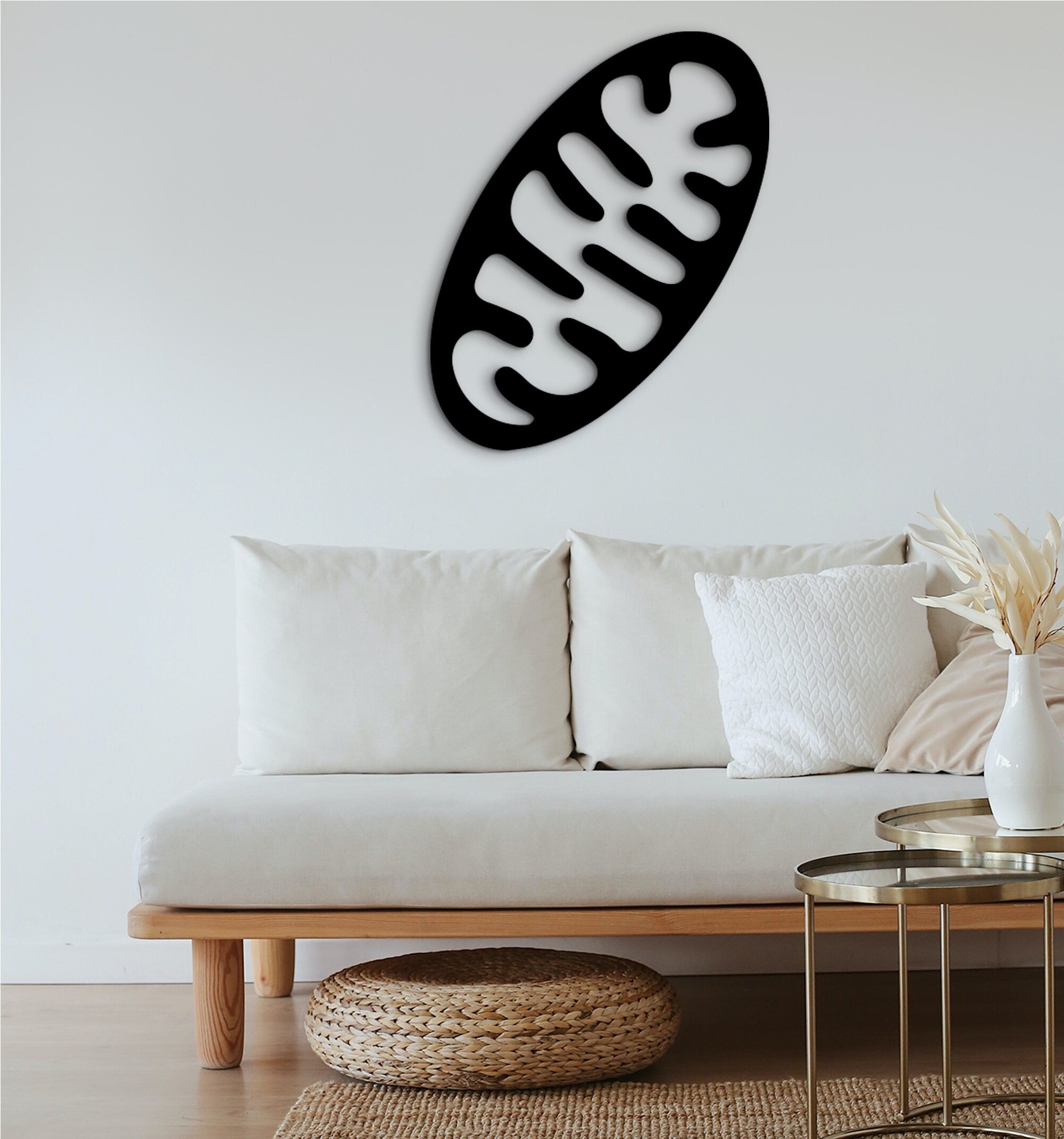 Mitochondria Ornament: Biology Wall Art, Science Gift
