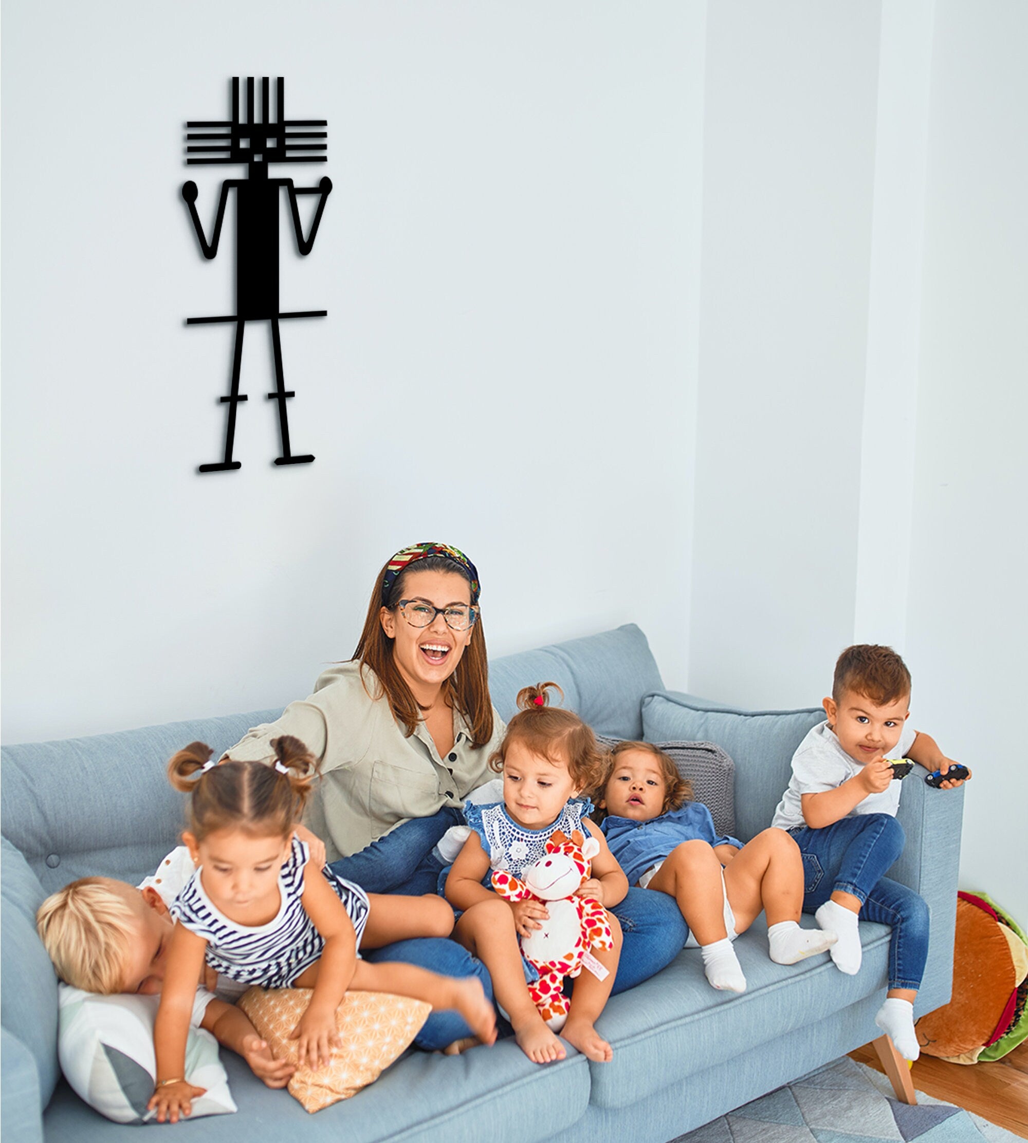 Atacama Giant Wooden Wall Art: Chilean Decor