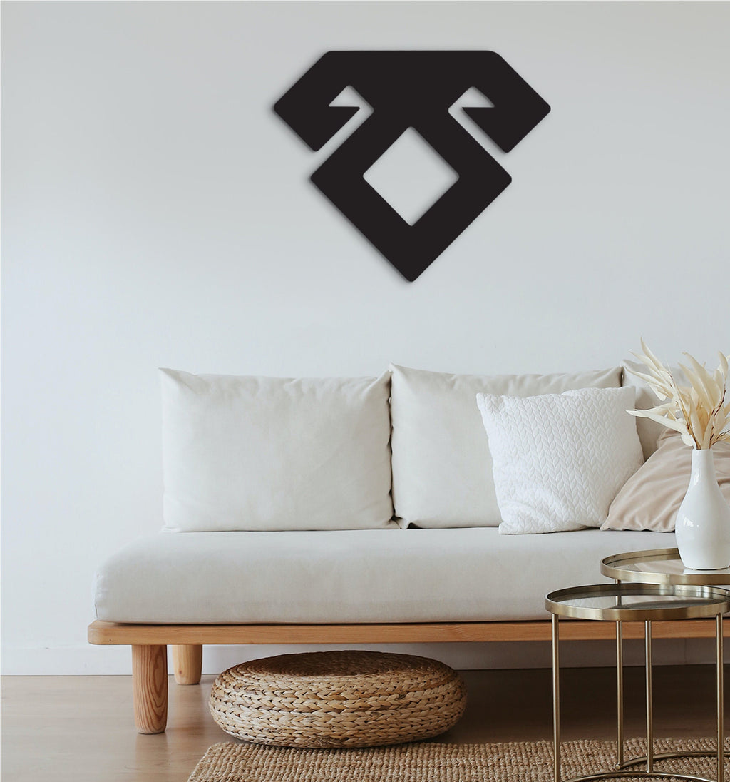 Geometric Wood Wall Decor: Modern Art Sculpture