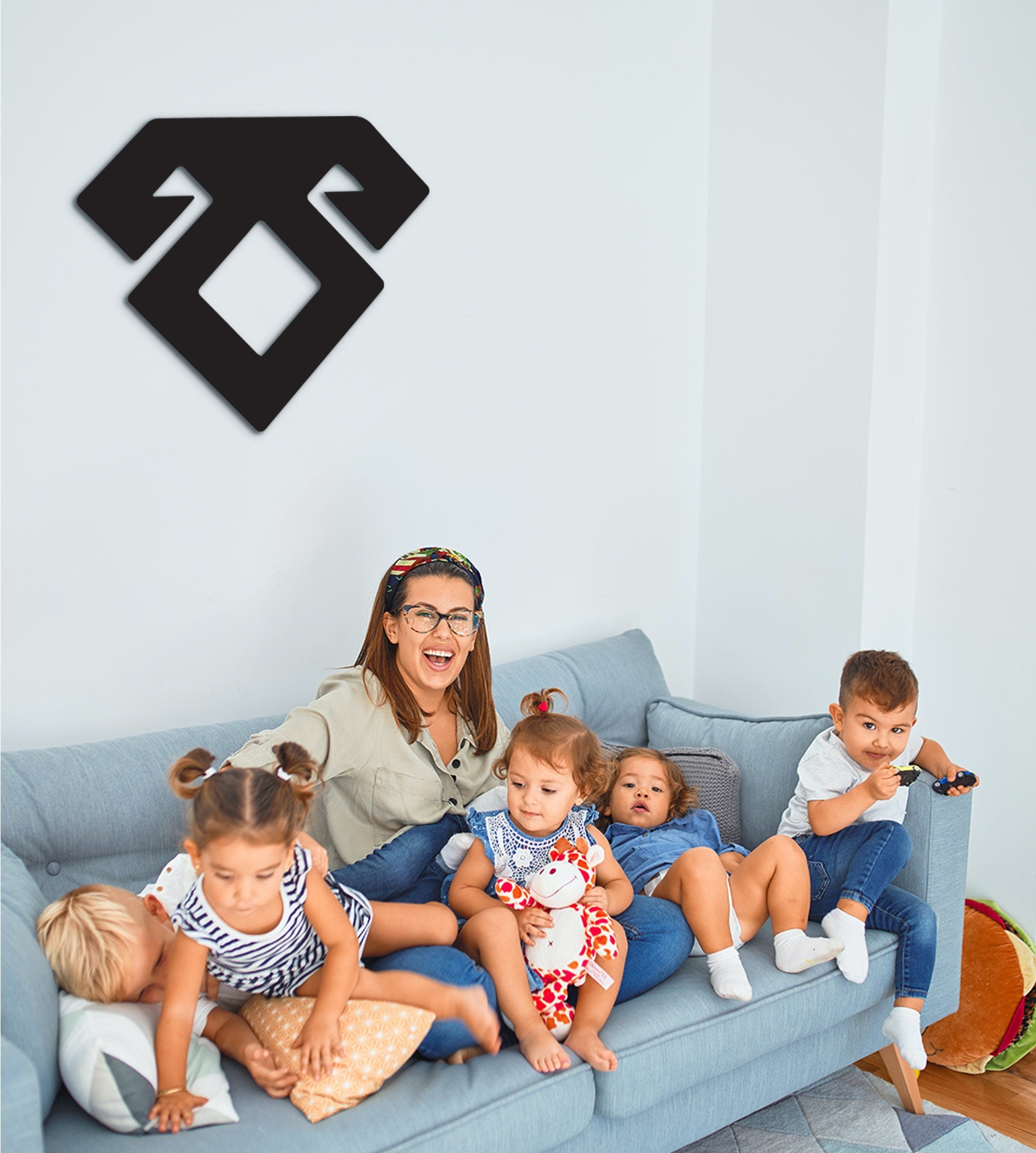 Geometric Wood Wall Decor: Modern Art Sculpture