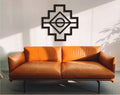 La Chakana Wood Wall Art: Geometric Tribal Decor