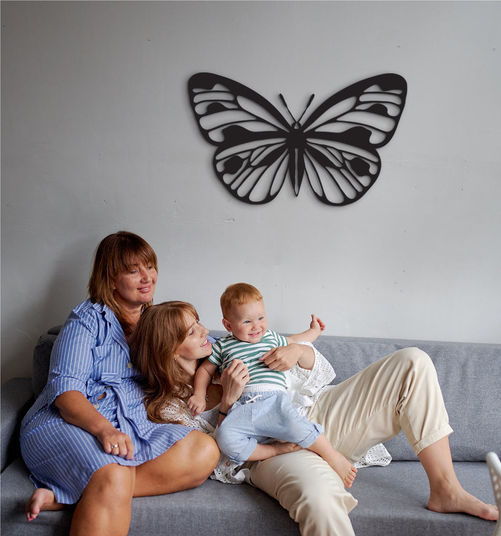 Butterfly Wall Decor: Laser Cut Wooden Art, Nursery Decoration